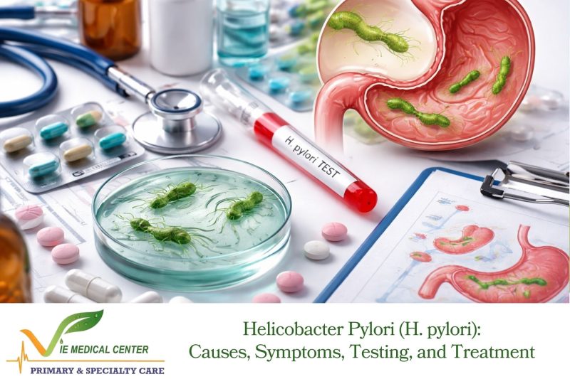 Helicobacter Pylori (H. pylori): Causes, Symptoms, Testing, and Treatment